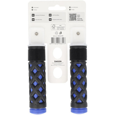 Simson handvatten kinder blauw-zwart