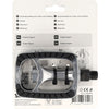 Simson pedalen elegant anti-slip - aluminium