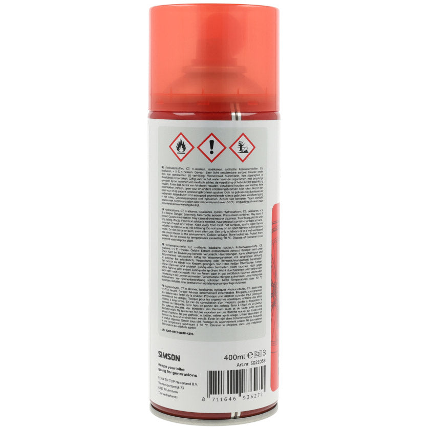 Simson smeermiddel dry lube spray 400ml