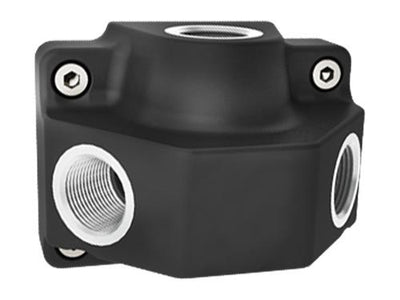 Alusic muurplaat in:1x3 4 uit:2x1 2 met aftap