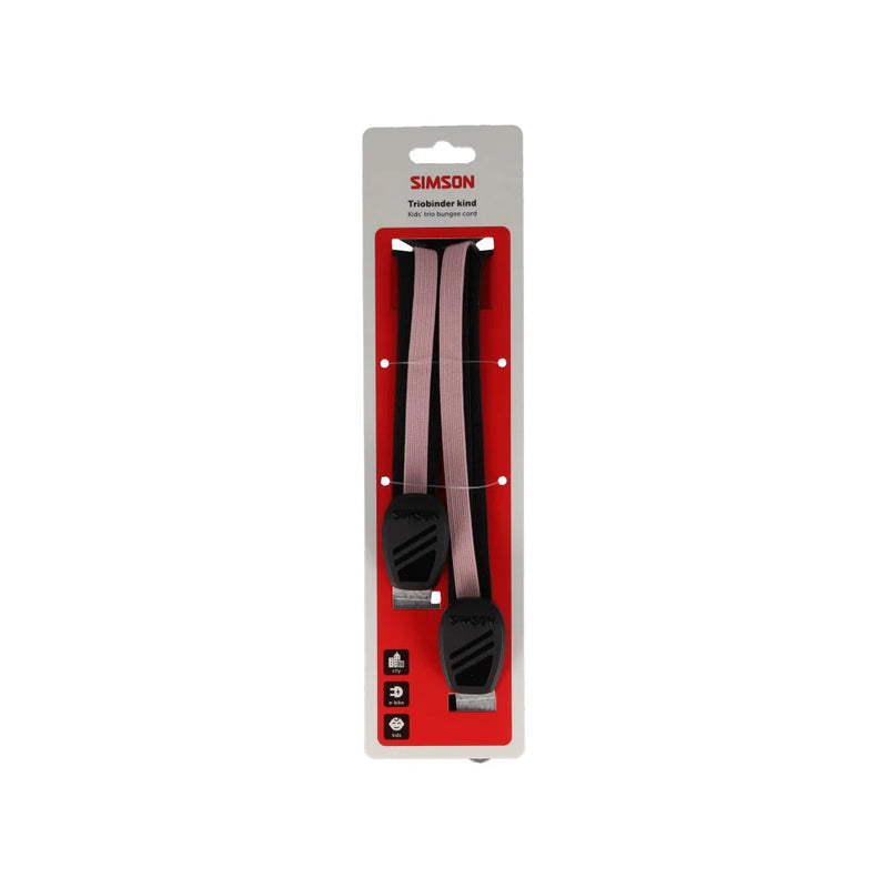 Simson triobinder 24 inch zwart roze