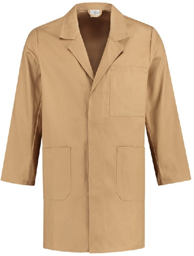 Bestex stofjas drukkers katoen khaki xl