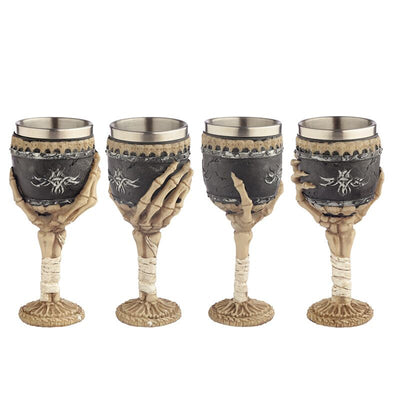 Skelet arm decoratieve kelk