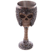 Strijder schedel gothic decoratieve kelk