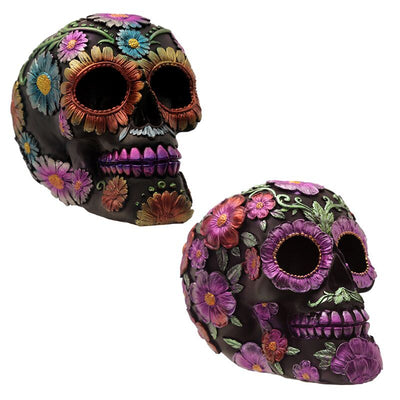 Dia de los muertos mexicaans doodshoofd margriet woonaccessoire