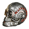 Steam punk stijl schedel met half robothoofd woonaccessoire