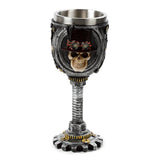 Steampunk schedel decoratieve kelk - afbeelding 1