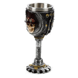 Steampunk schedel decoratieve kelk - afbeelding 2