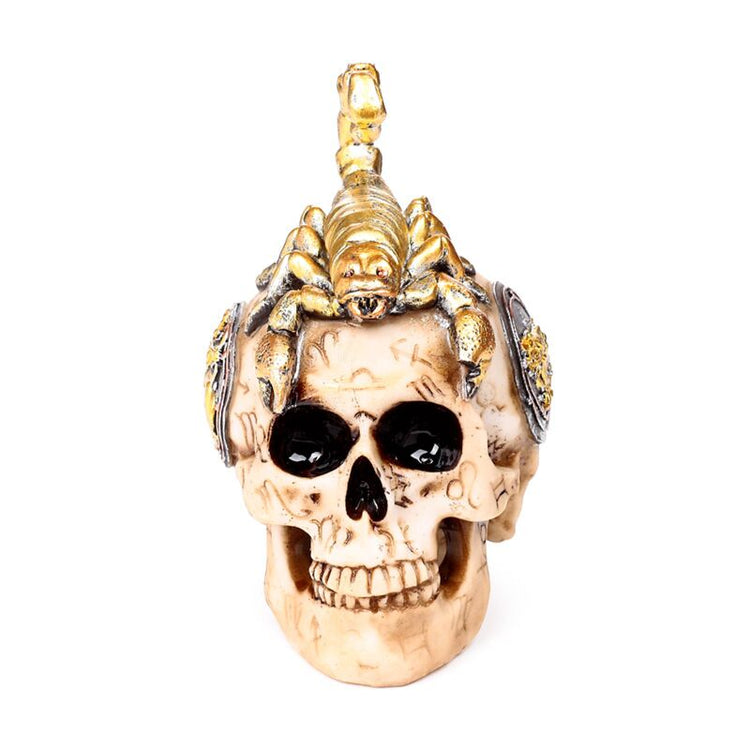 Schorpioen schedel ornament