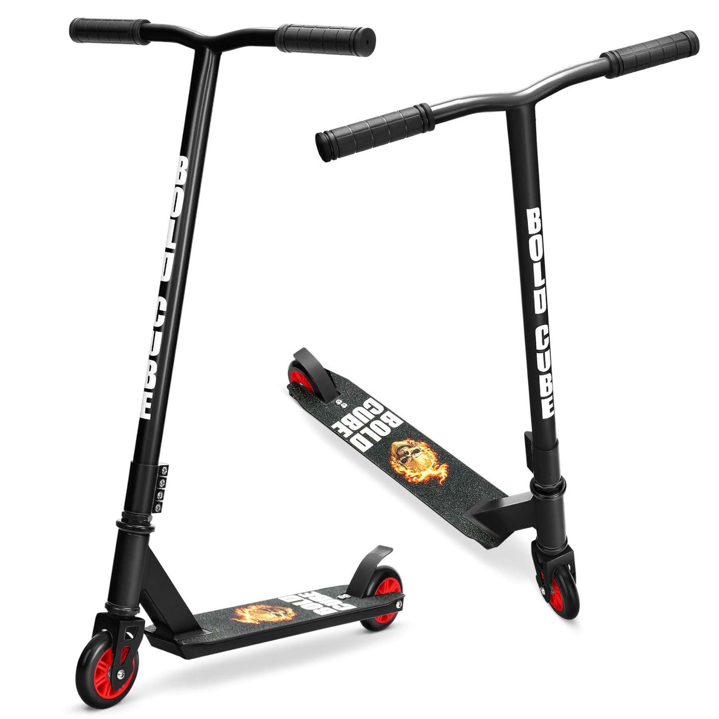 Boldcube stuntstep - zwart