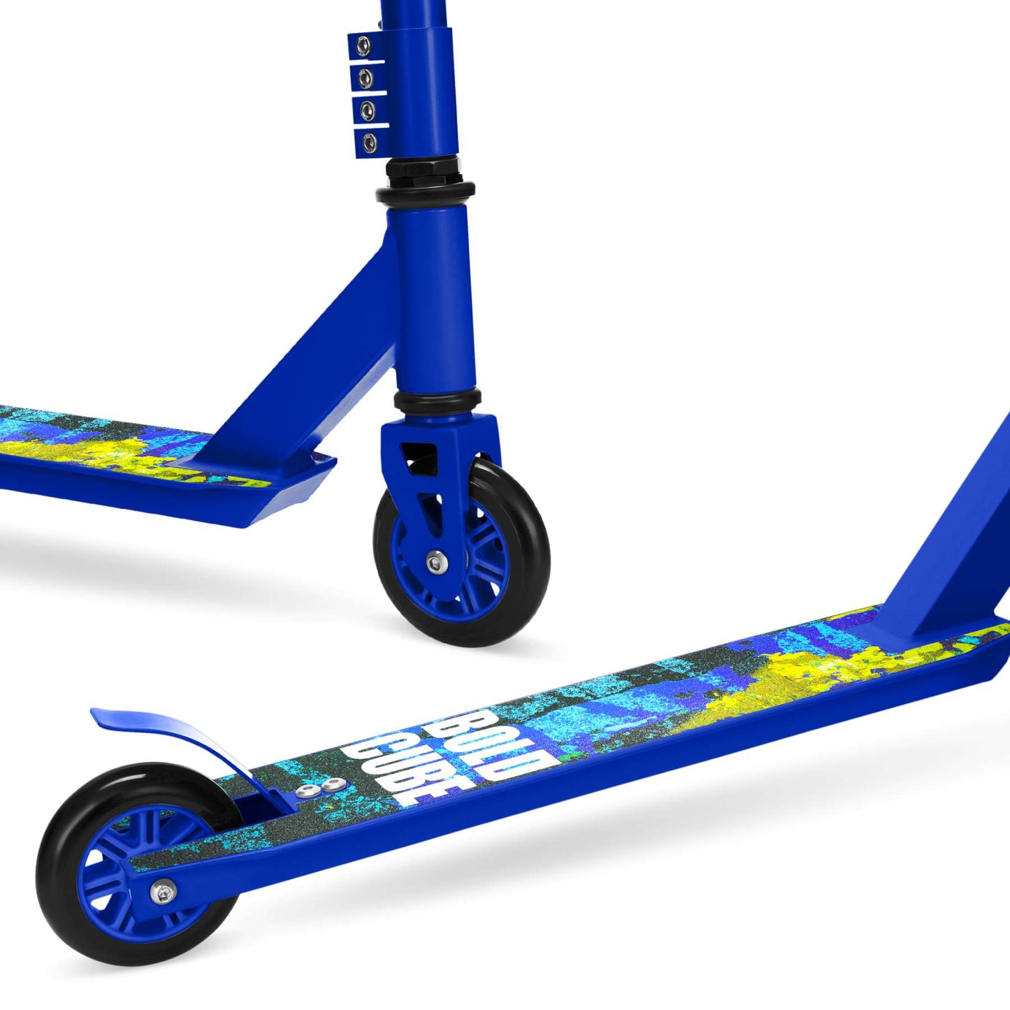 Boldcube stuntstep - marine blauw