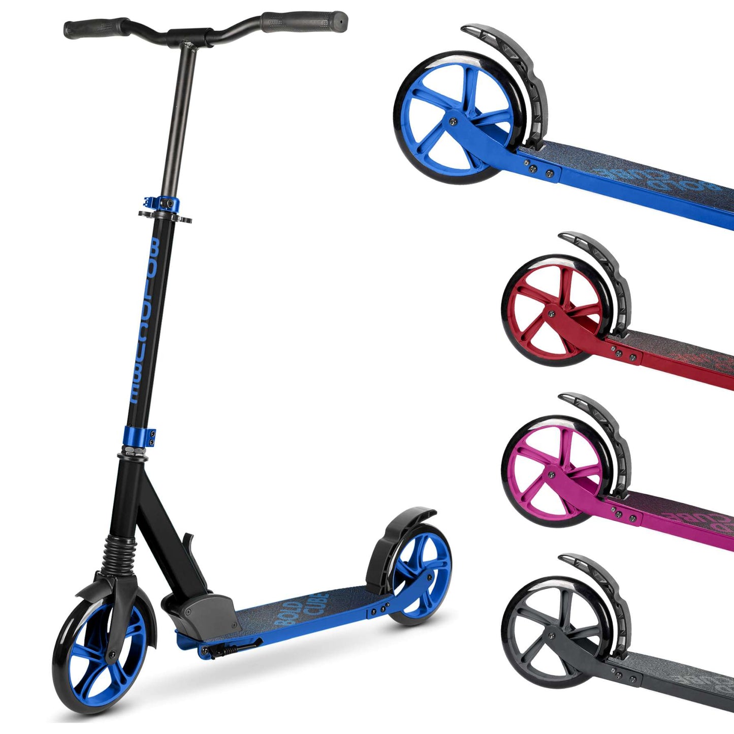 Boldcube big 2-wielstep - diep blauw