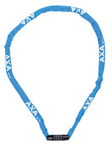 Axa slotketting rigid 120cm codeslot blauw (kaart)