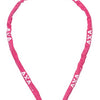 Axa kettingslot rigid rcc code 120x3,5 met polyester hoes - roze