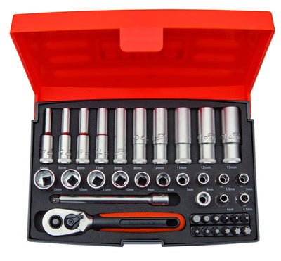 Bahco dopsleutelset 1 4 lang