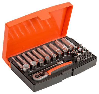 Bahco doppenset 1 4 25 delig | sl25