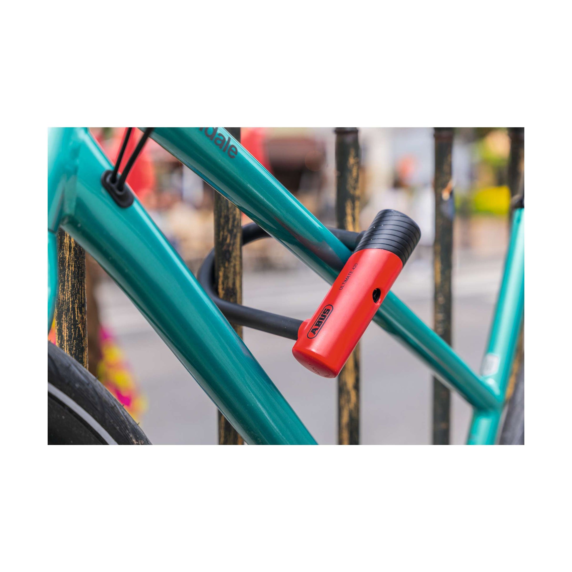 Abus ultimate mini 420k beugelslot 140mm art 2 - rood