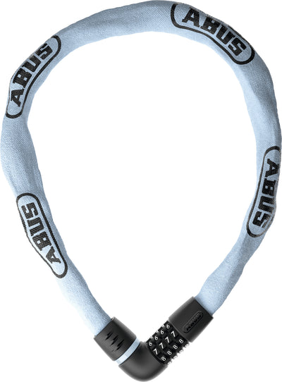 Abus kettingslot code tresor 6807c 110 light blue