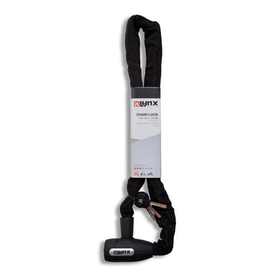 Lynx kettingslot 5.5 x 85cm zwart cityline m