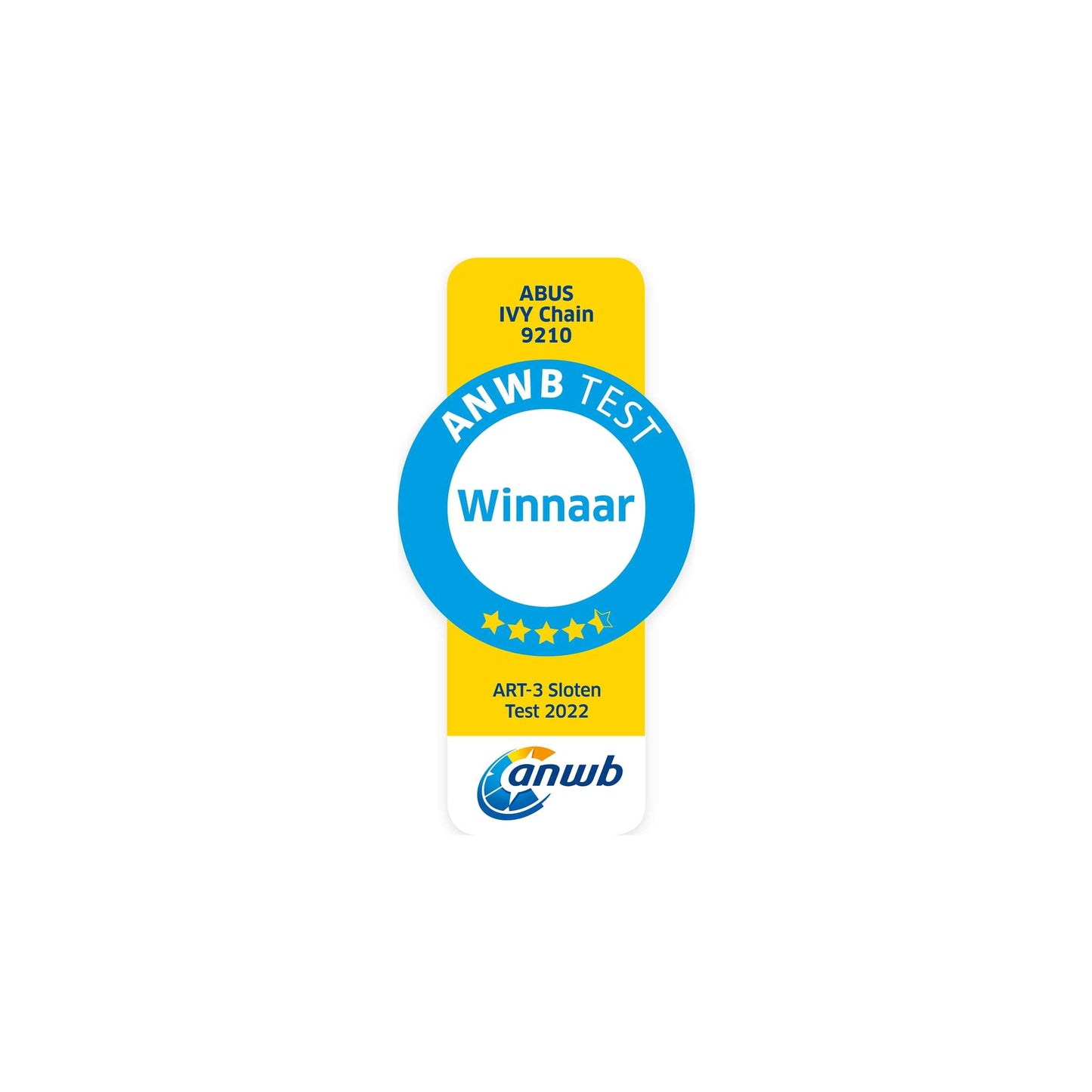 Abus Ivy Chain 9210 110 - ART3, 10mm - 110cm, Zwart