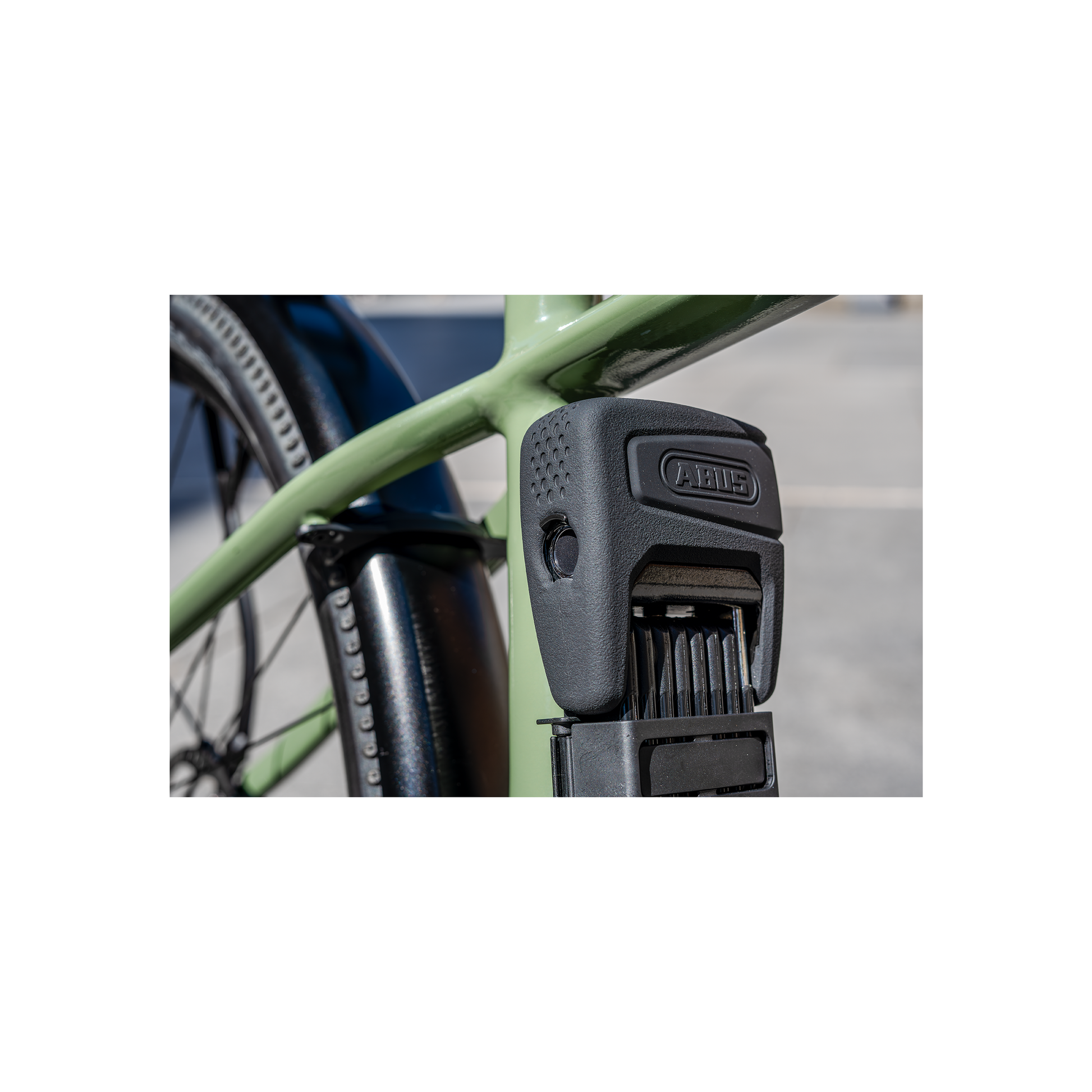 Abus fietsslot vouwslot - bordo™ one 6000a fingerprint - security level 10 - zwart - 120 cm - geschikt voor elektrische fietsen en stadsfietsen