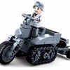 Sluban army wwii motor met tracks (m38-b0680b)
