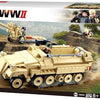 Sluban army wwii halftrack met kanon (m38-b0695)