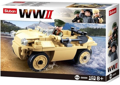 Sluban army wwii duits amfibievoertuig (m38-b0690)
