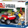 Sluban brandweer jeep : 58 stuks (m38-b0621)
