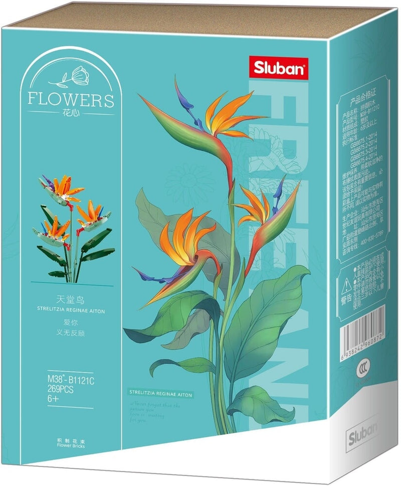 Sluban flowers strelitzia reginae aiton (m38-b1121c)