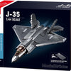 Sluban j-35s stealth aircraft metal coating version (m38-b1186)
