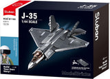 Sluban j-35s stealth aircraft metal coating version (m38-b1186) - afbeelding 1