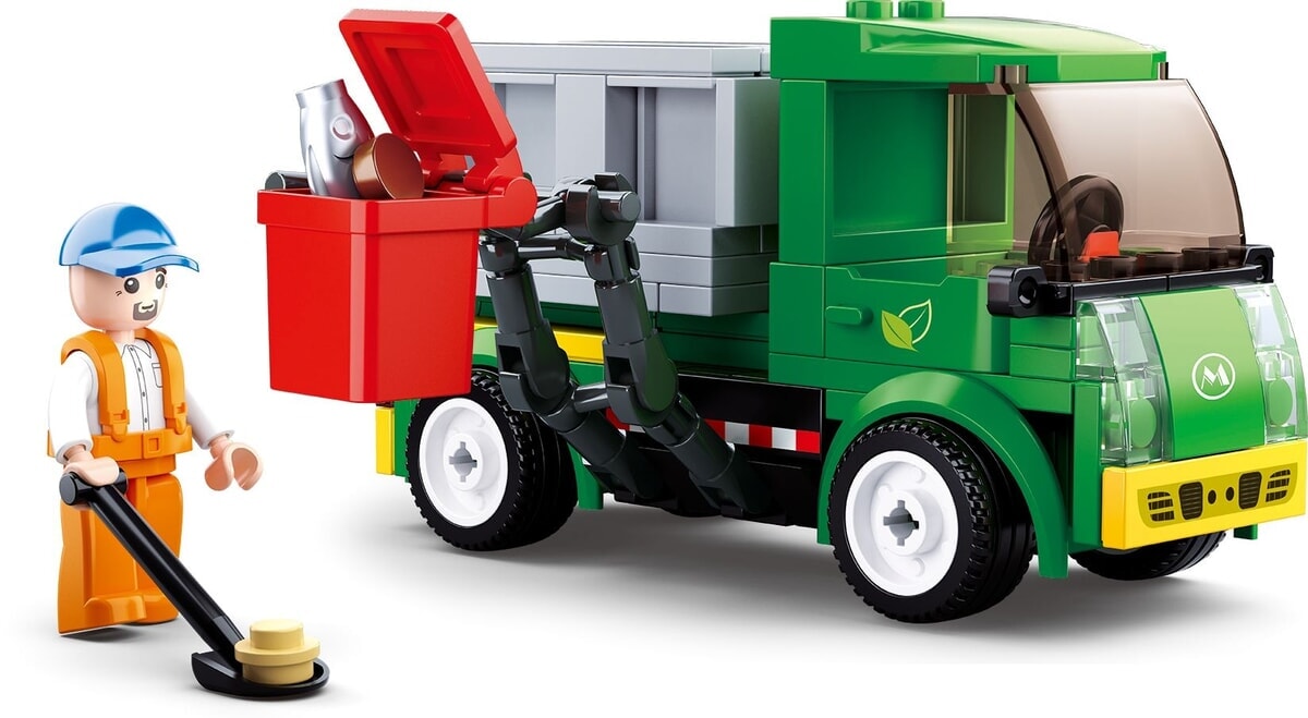 Sluban city cleaner vuilniswagen (m38-b0781b)