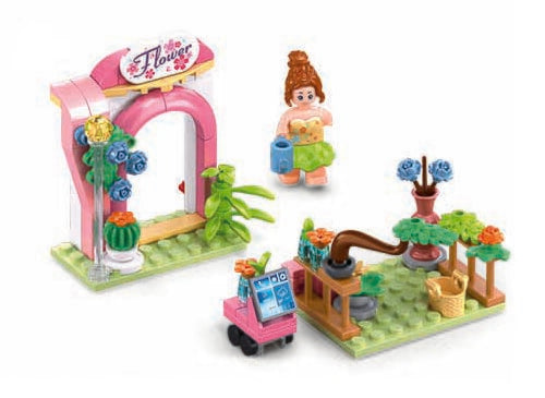 Sluban metropolis bloemenwinkel (m38-b1265a)