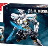 Sluban p.r. mecha wit grijs (m38-b1151)