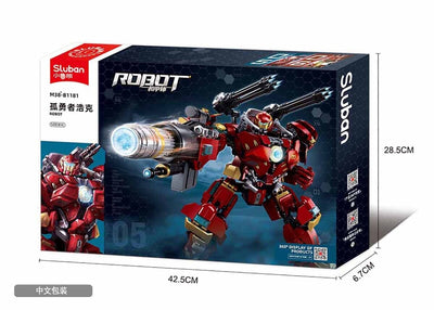 Sluban p.r. mecha de anti-hulk mech (m38-b1181)