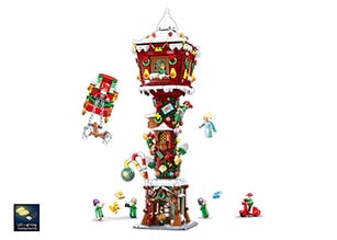 Sluban christmas lighthouse (m38-b0990)