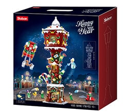 Sluban christmas lighthouse (m38-b0990)