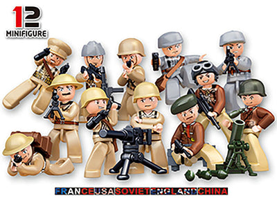 Sluban army wwii soldaten 60st. polybags (m38-b0580)