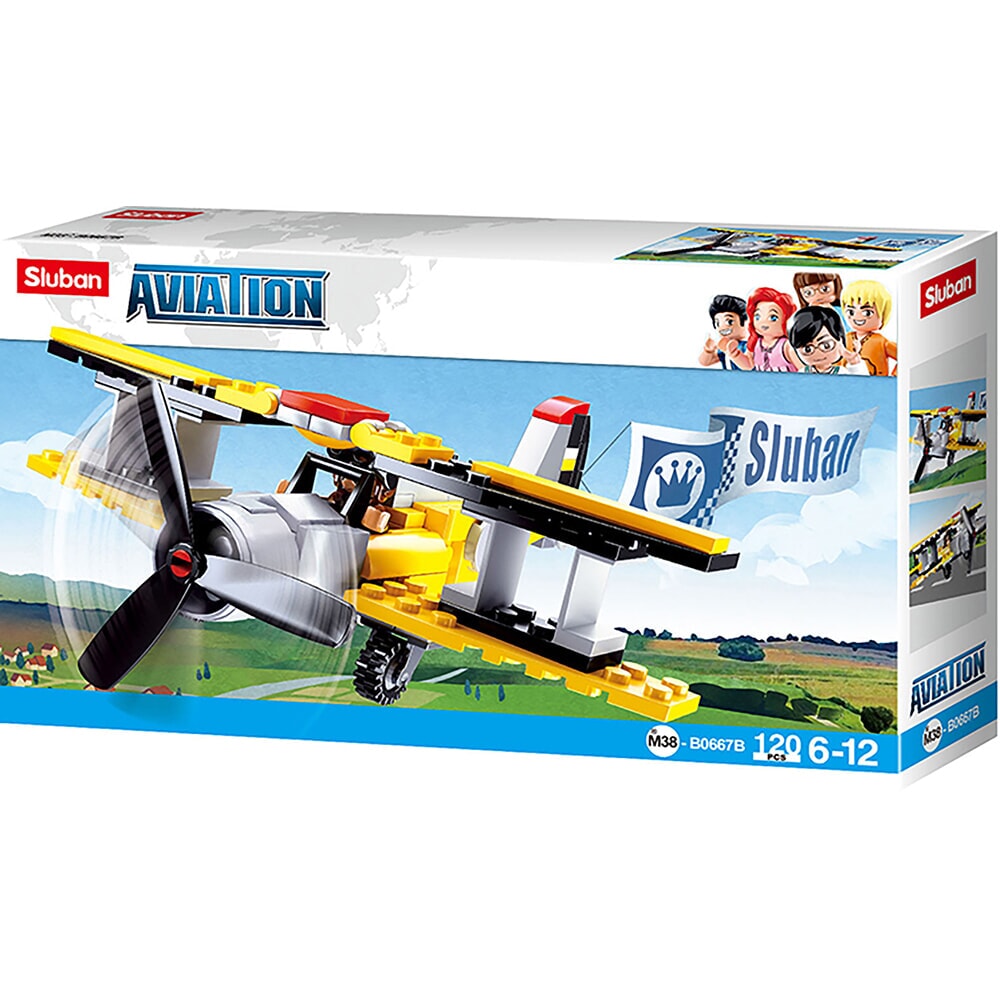 Sluban aviation dubbeldekker aviation (m38-b0667b)