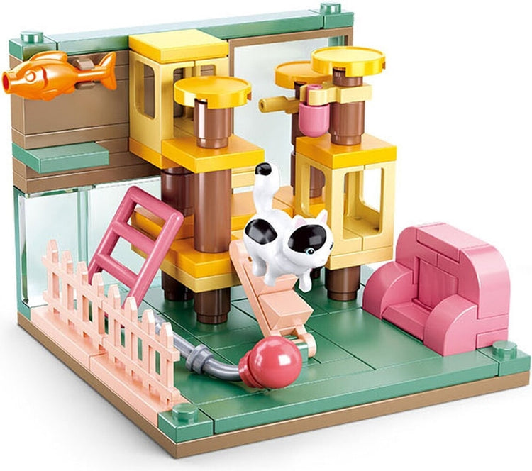 Sluban girl's dream kamer van de wit gevlekte kat girl's dream (m38-b0919d)