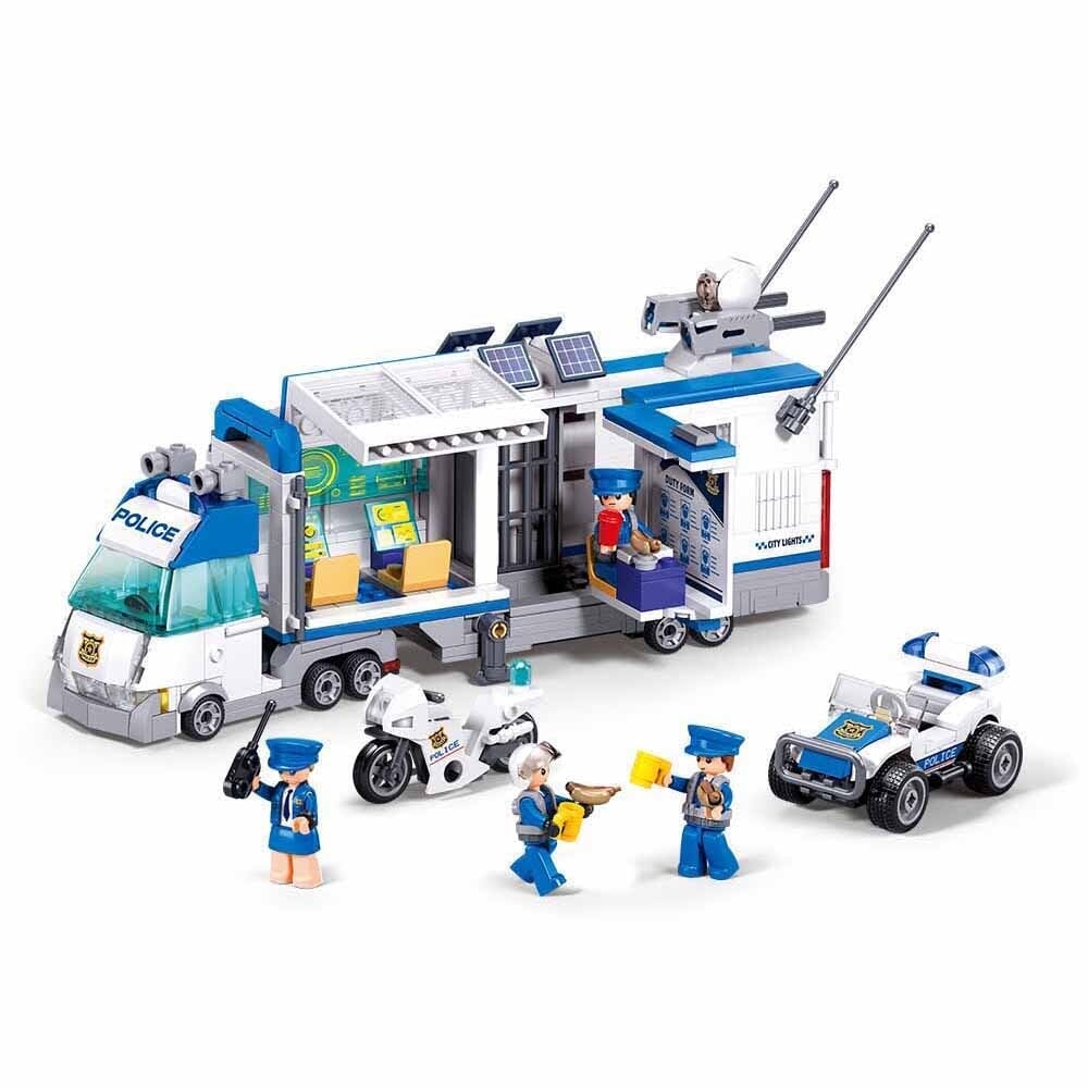 Sluban metropolis police-invasion the command vehicle (m38-b1219)