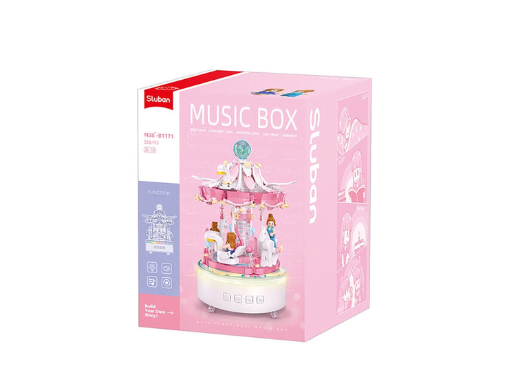 Sluban carrousel muziekdoos peyerid (m38-b1171)