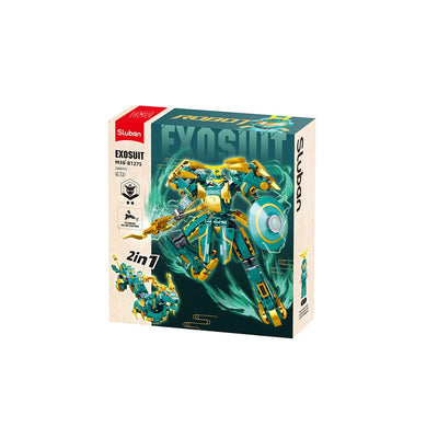 Sluban exosuit klassieker van bergen en zee azura draak (m38-b1275)