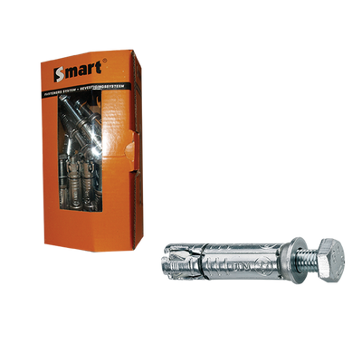 Pgb-europe smart | keilbout met tapbout m10x15x70 zn | 15 st sm000t001100070e