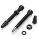 Miche tubeless ventiel 50mm aluminium zwart (2st)