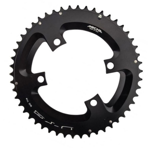 Miche kettingblad 105 11v 52t alu zwart shimano utg 5800