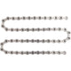 Ketting 12V Quick-link 1 2-3 32 138 schakels zilver