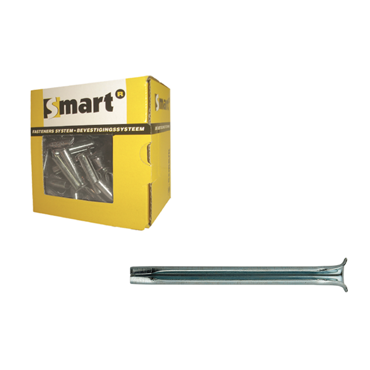 Pgb-europe smart | spanhuls in gehard veerstaal 6x100 zn | 100 st sm00ea001060100e