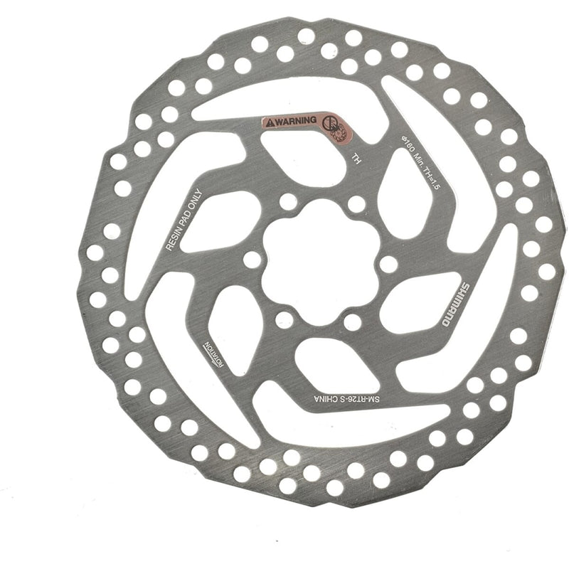 Shimano remschijf sm-rt26 - 160mm - 6 gaats